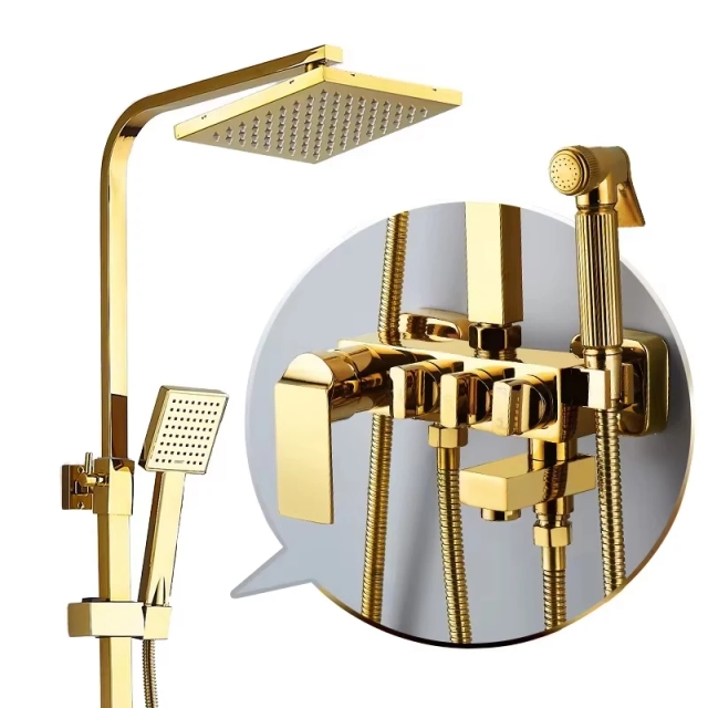 Premium Brass Wall Mounted Shower Set 2022